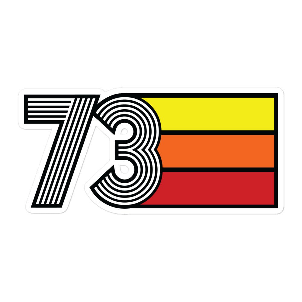 73 - 1973 Retro Tri- Line Decal Decoration Bubble-free Vinyl stickers - Styleuniversal
