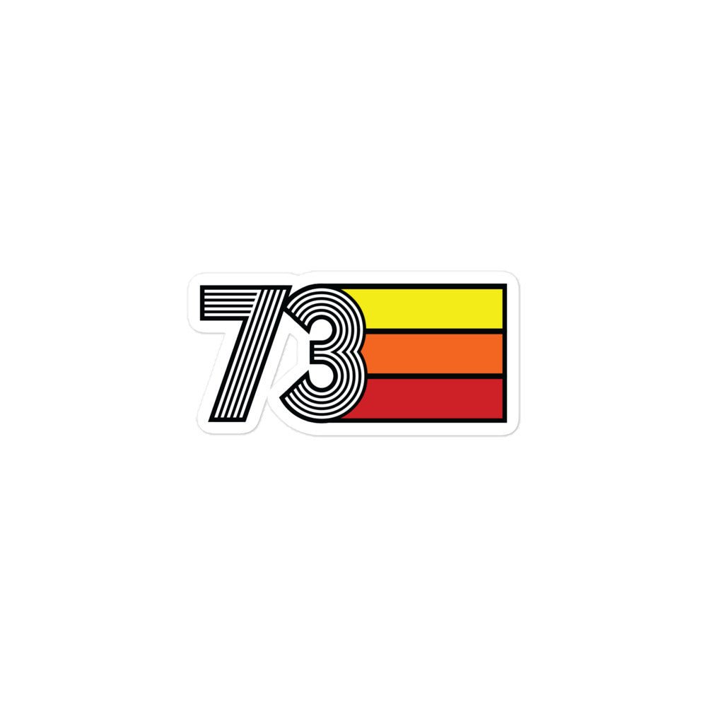 73 - 1973 Retro Tri- Line Decal Decoration Bubble-free Vinyl stickers - Styleuniversal
