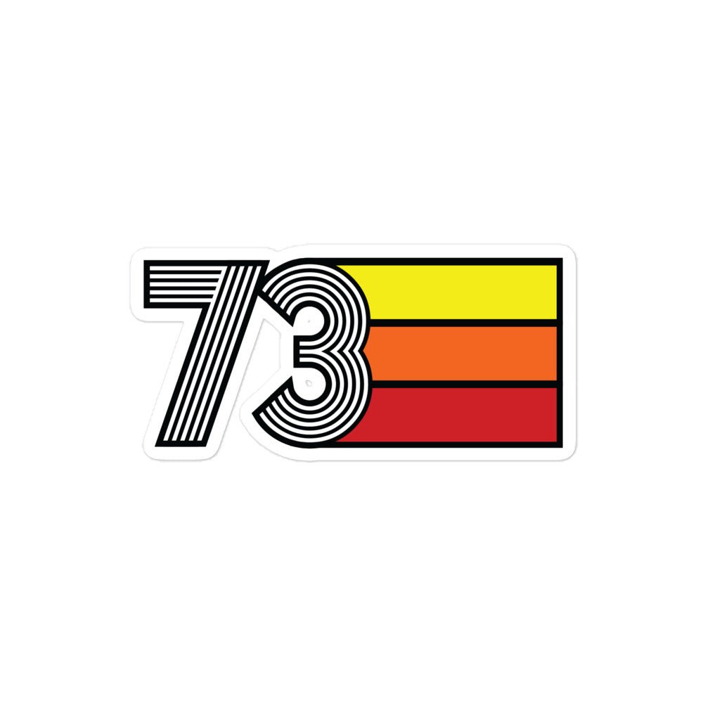 73 - 1973 Retro Tri- Line Decal Decoration Bubble-free Vinyl stickers - Styleuniversal