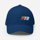 73 - Retro Sport 1973 Flexfit Closed Back Structured Twill Cap - Styleuniversal