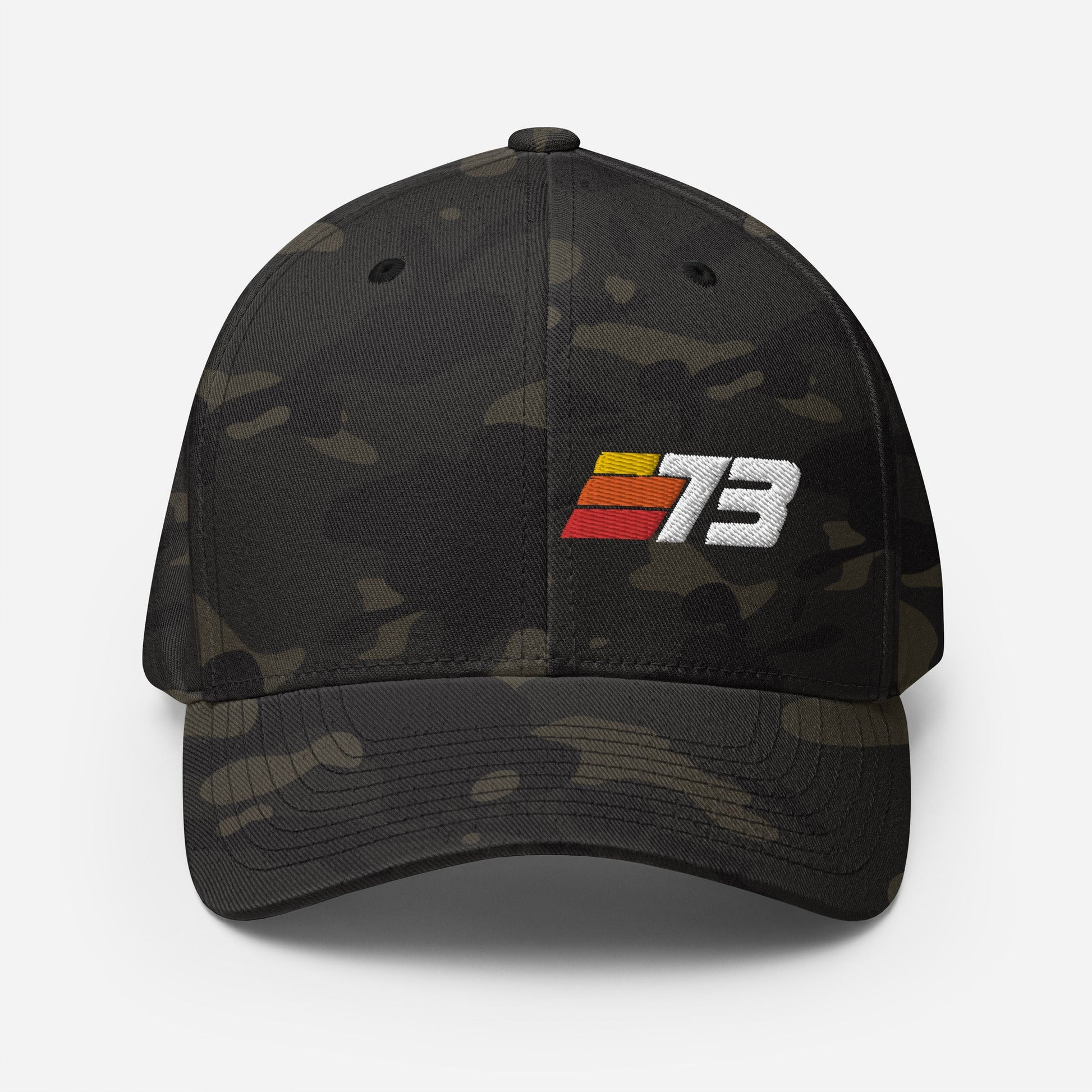73 - Retro Sport 1973 Flexfit Closed Back Structured Twill Cap - Styleuniversal