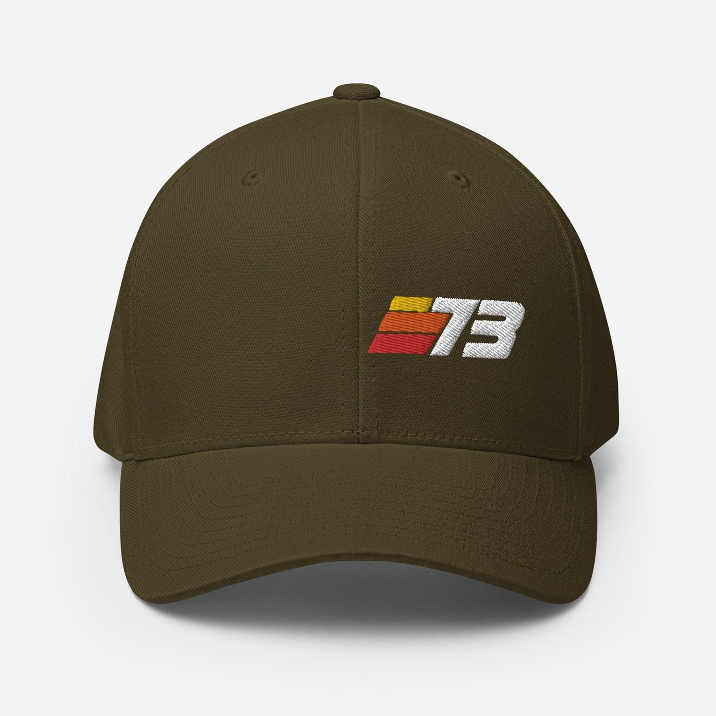 73 - Retro Sport 1973 Flexfit Closed Back Structured Twill Cap - Styleuniversal