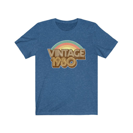 Vintage 1980 Unisex Jersey Short Sleeve Tee