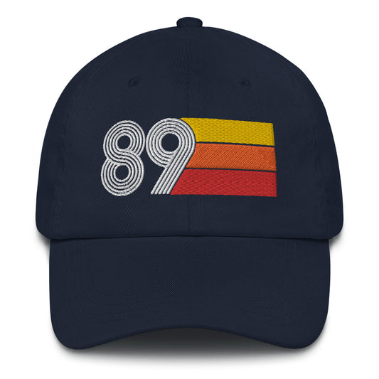 Retro Tri-Line 1989 Baseball Dad Hat