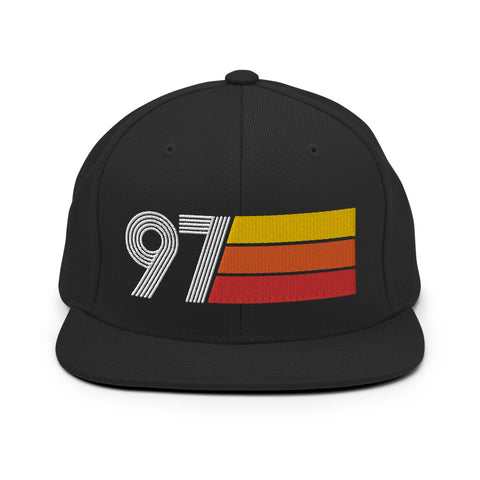 97 - 1997 Retro Tri-Line Snapback Hat