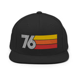 76 - 1976 Retro Tri-Line Snapback Hat