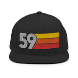 59 - 1959 Retro Tri-Line Snapback Hat