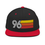 96 - 1996 Retro Tri-Line Snapback Hat