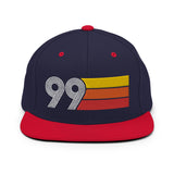 99 - 1999 Retro Tri-Line Snapback Hat