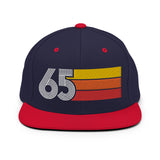 65 - 1965 Retro Tri-Line Snapback Hat