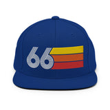 66 - 1966 Retro Tri-Line Snapback Hat