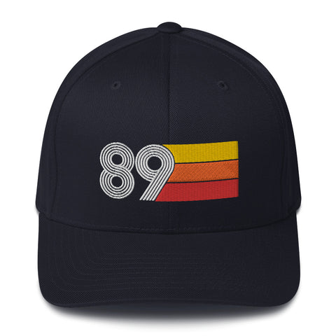 89 1989 Retro Fitted Baseball Cap
