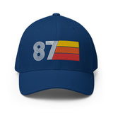 87 1987 fitted baseball cap