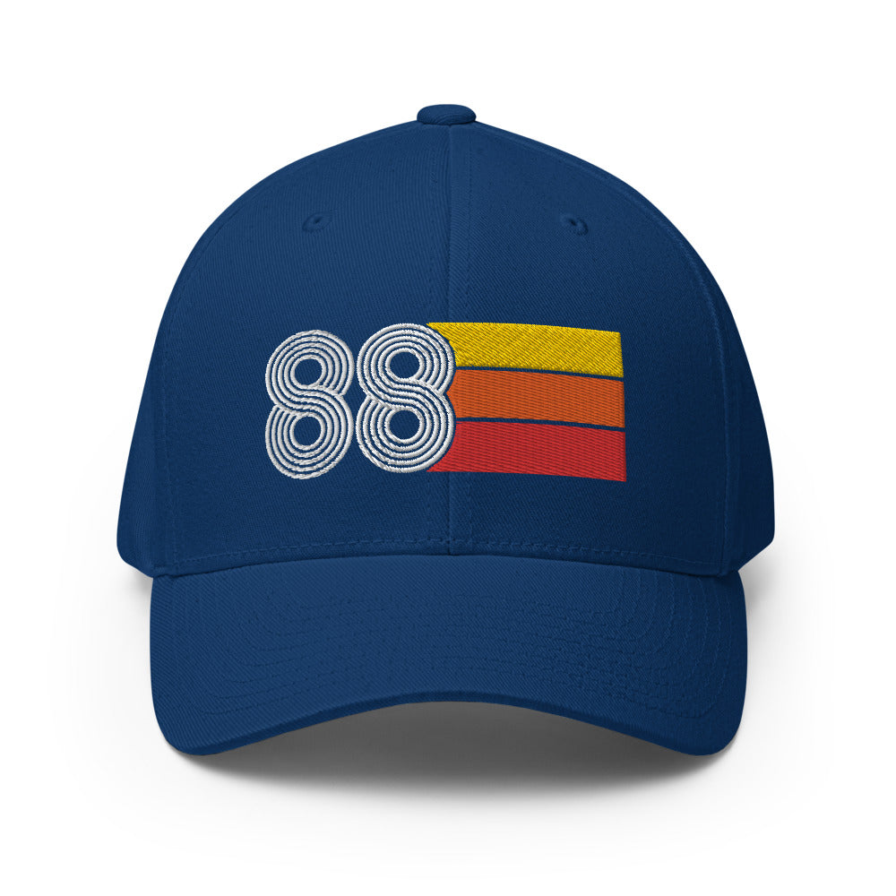 88 1988 fitted baseball cap