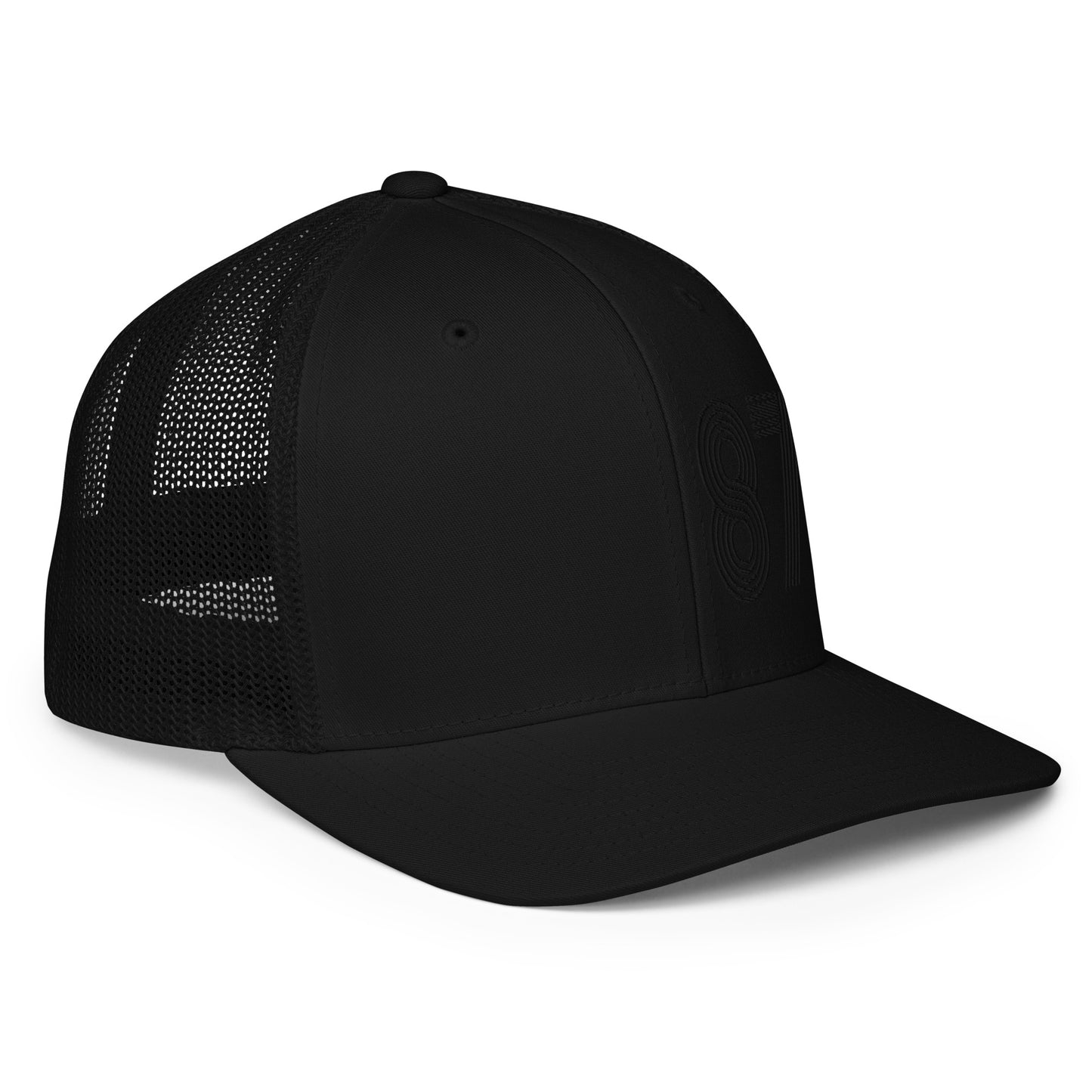 87 - Number Only Closed-back trucker cap