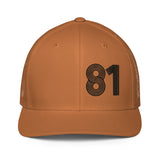 81 - Number Only Closed-back trucker cap