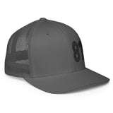 81 - Number Only Closed-back trucker cap