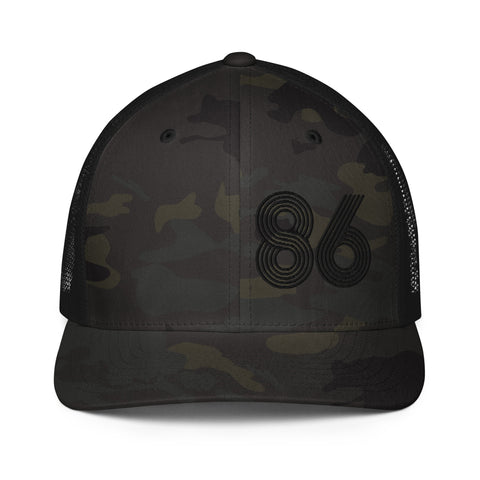 86 - Number Only Closed-back trucker cap