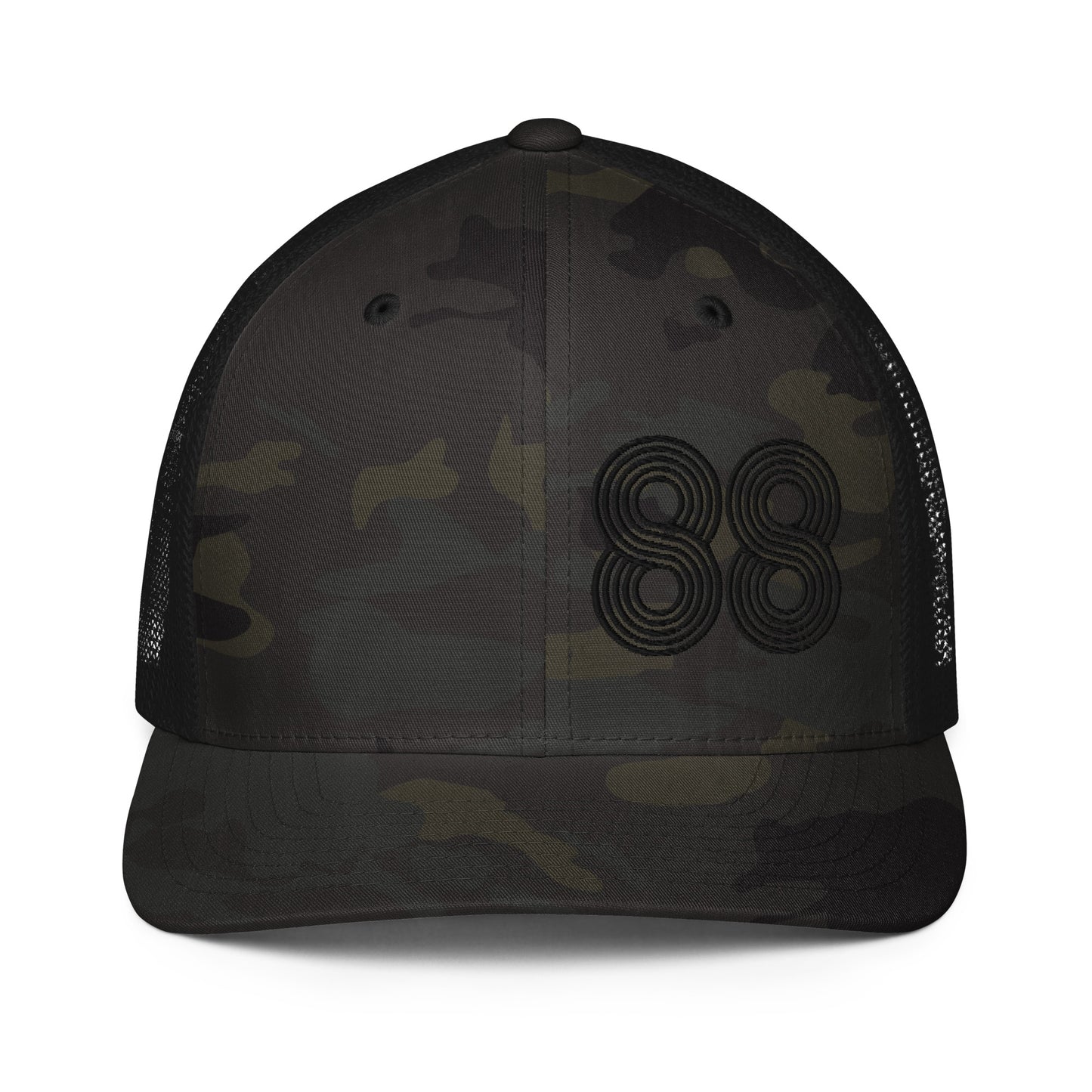 88 - Number Only Closed-back trucker cap