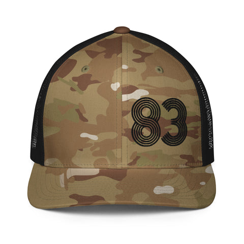 83 - Number Only Closed-back trucker cap