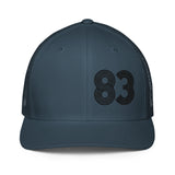 83 - Number Only Closed-back trucker cap