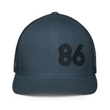 86 - Number Only Closed-back trucker cap