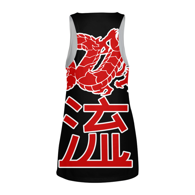 Kanji Japanese dragon Womens All-Over Pint Tank Top - Styleuniversal