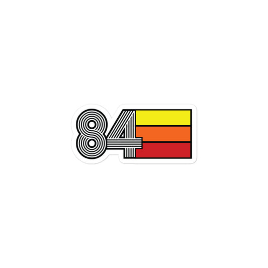84 - 1984 Retro Tri- Line Decal Decoration Bubble-free Vinyl stickers