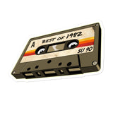 82 - Best of 1982 - Retro Cassette Tape Vinyl Decal stickers