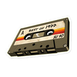 77 - Best of 1977 - Retro Cassette Tape Vinyl Decal stickers