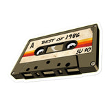 86 - Best of 1986 - Retro Cassette Tape Vinyl Decal stickers