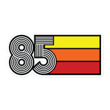 85 - 1985 Retro Tri- Line Decal Decoration Bubble-free Vinyl stickers