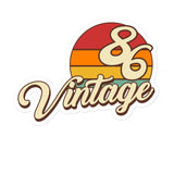 86 - Vintage Sunset 1986 Vinyl Stickers