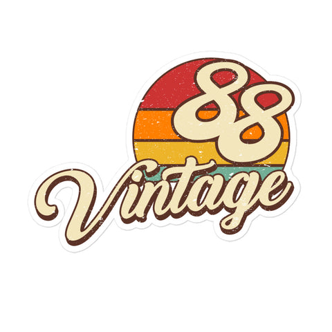 88 - Vintage Sunset 1988 Vinyl Stickers