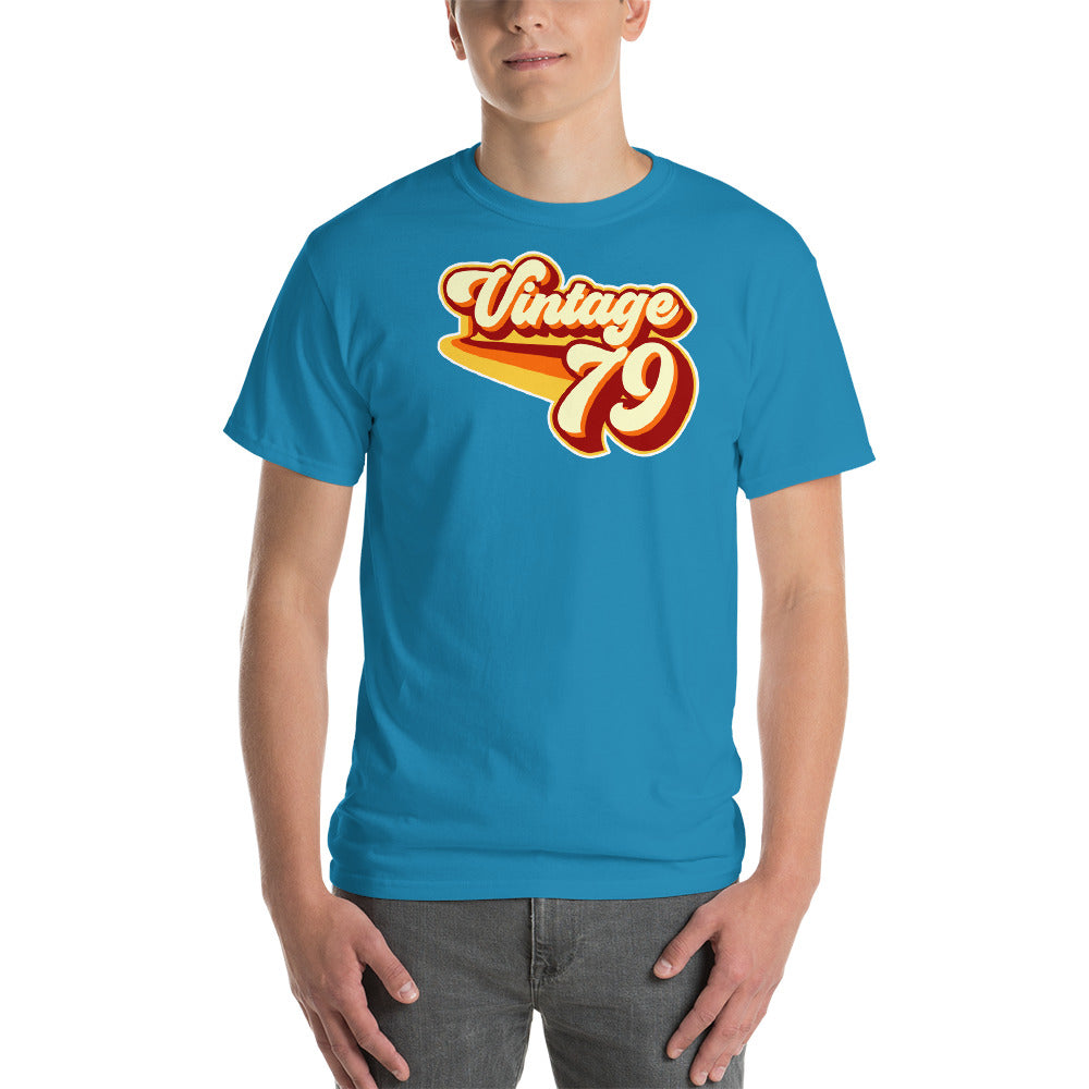 Vintage 1979 Warm Retro Lines CLASSIC FIT Short-Sleeve T-Shirt