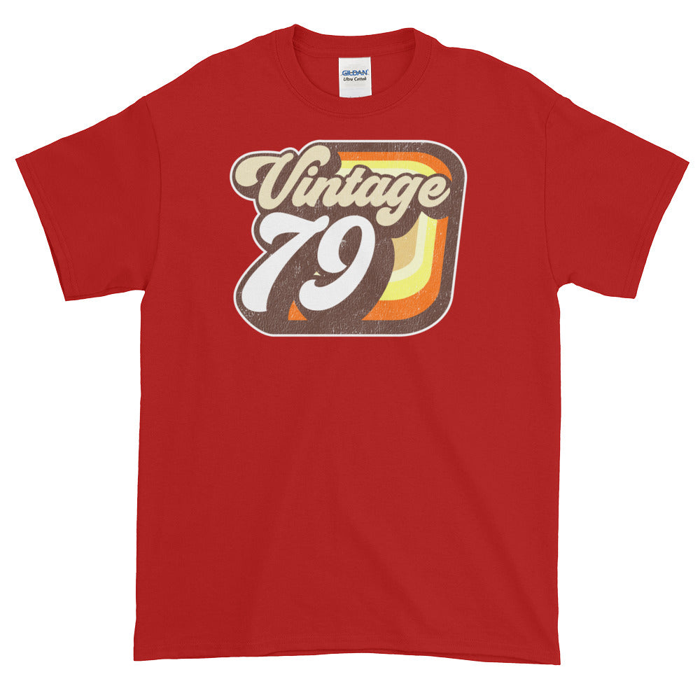 Vintage 1979 Retro Birthday Short-Sleeve T-Shirt - Styleuniversal