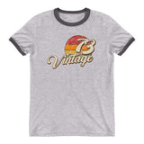 Vintage 1973 Retro Sunset Ringer T-Shirt