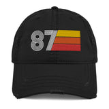 1987 Retro 87 Distressed Dad Hat