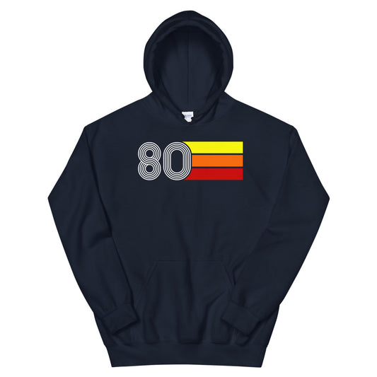 Retro Expo 1980 Men's Women's Unisex Hooded Sweatshirt