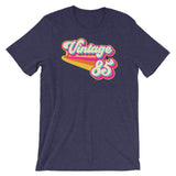Vintage 1985 Retro Colors Short-Sleeve Unisex T-Shirt