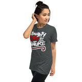 Naughty List By Nature Funny Christmas Short-Sleeve Unisex T-Shirt