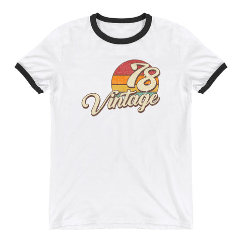 Vintage 1978 Retro Ringer T-Shirt