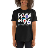 Made in 1996 Retro 90s Short-Sleeve Unisex T-Shirt