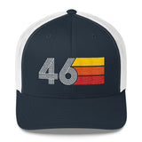 46 Retro Trucker Hat Birthday Gift Cap Decoration Party Idea for Women Men