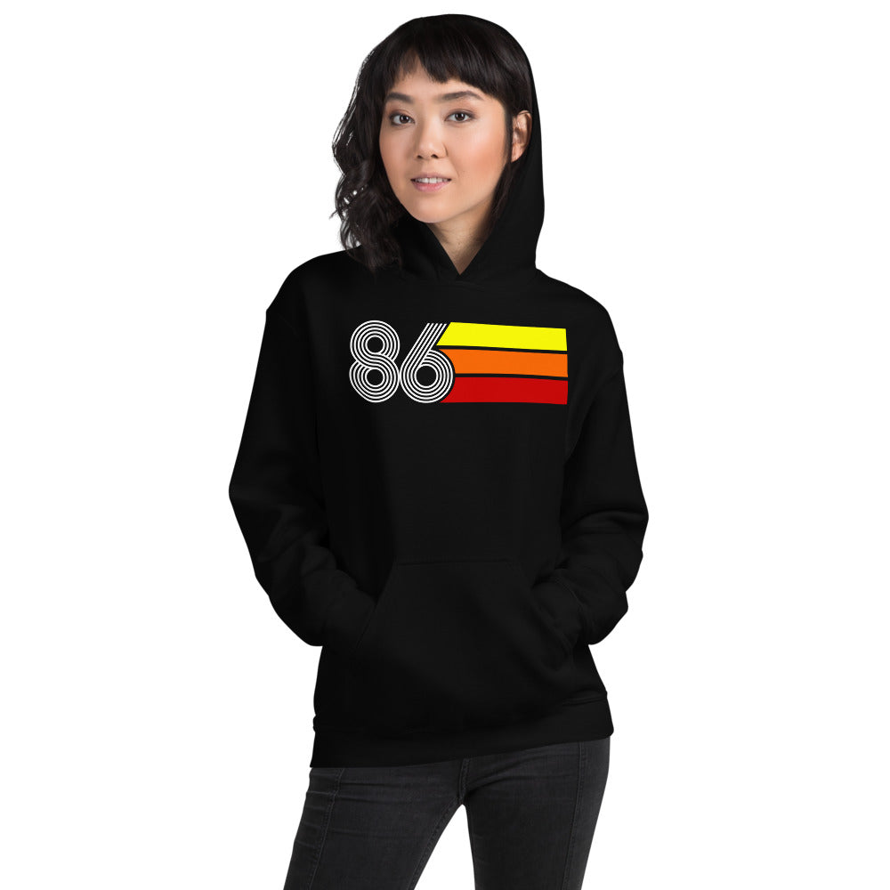 Retro Expo 1986 Men's Women's Unisex Hooded Sweatshirt