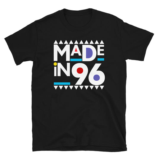 Made in 1996 Retro 90s Short-Sleeve Unisex T-Shirt