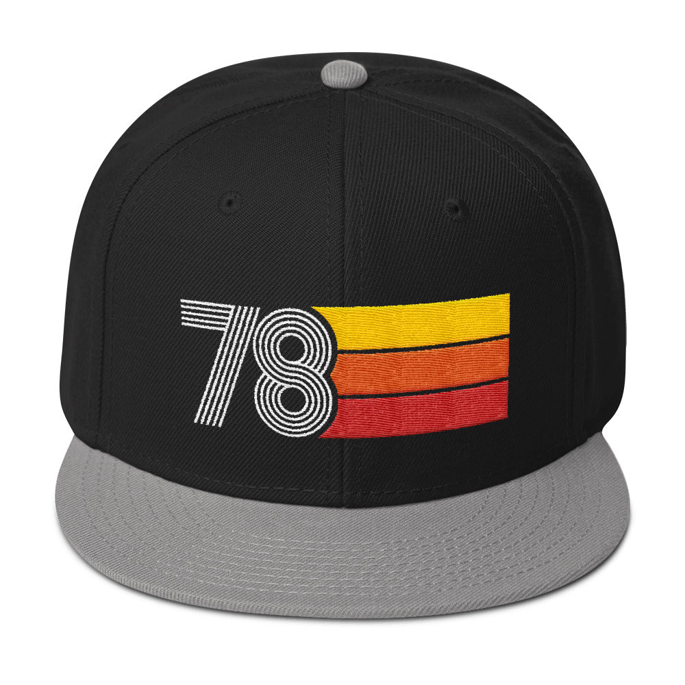 Vintage 1978 Retro Snapback Hat - Styleuniversal