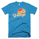 Vintage 1979 40th Birthday Retro Short-Sleeve T-Shirt for Men and Women