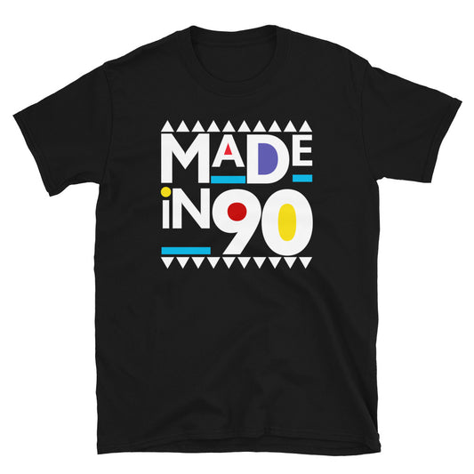 Made in 1990 Retro 90s Short-Sleeve Unisex T-Shirt