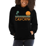 Vintage 80's California Beach Hooded Sweatshirt